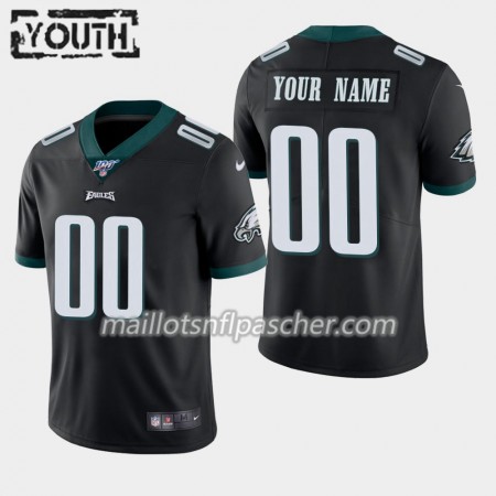 Maillot Philadelphia Eagles Custom Nike Noir 100th - Enfant